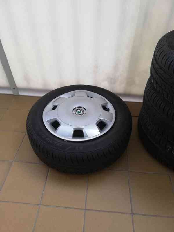 R14 plechové disky s novým letním pneu
