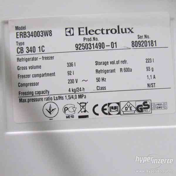 Kombinovaná lednička Electrolux třída A+ , výška 175cm, plně - foto 4