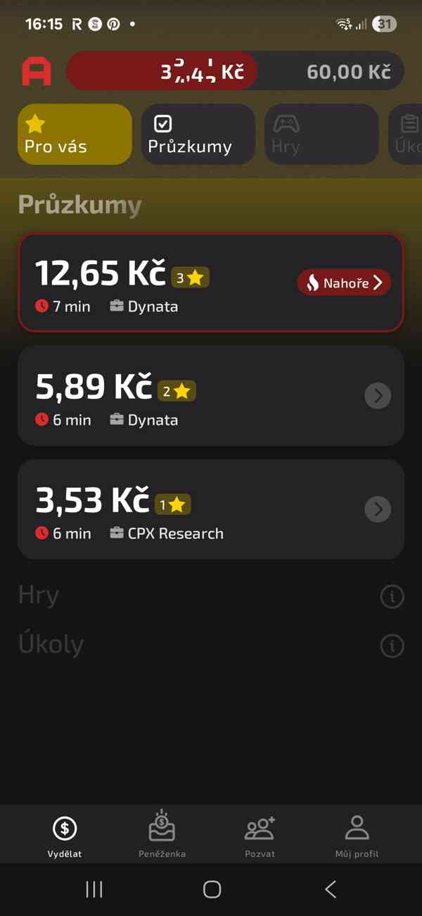 Placené dotazníky  - foto 5