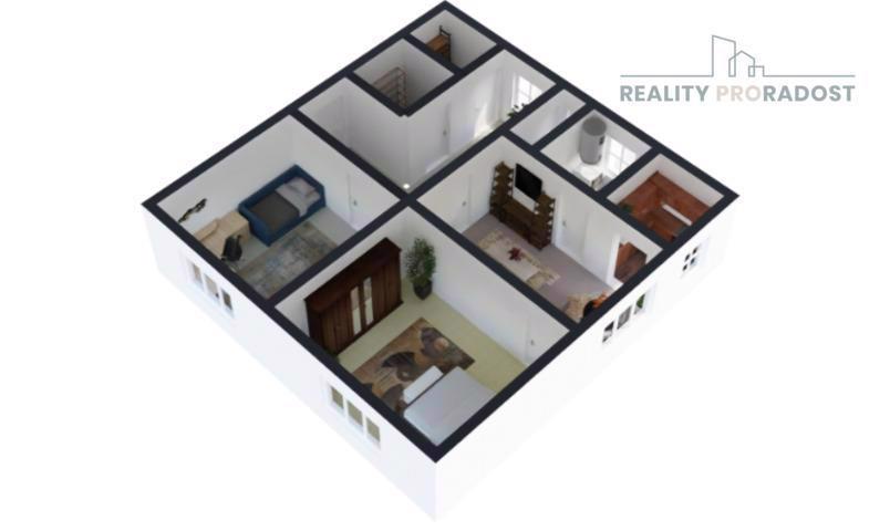 Prodej prostorného bytu 3+1, 102 m2, Dolní Sídliště, Rokytnice v Orlických horách - foto 1