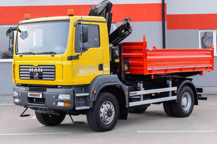 MAN TGA 18.280 4X4 TŘÍSTRANNÝ SKLÁPĚČ + HYDR. RUKA - EURO4 - foto 3