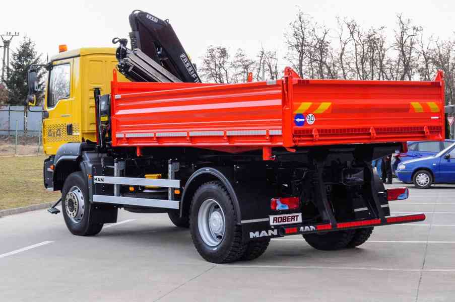 MAN TGA 18.280 4X4 TŘÍSTRANNÝ SKLÁPĚČ + HYDR. RUKA - EURO4 - foto 5