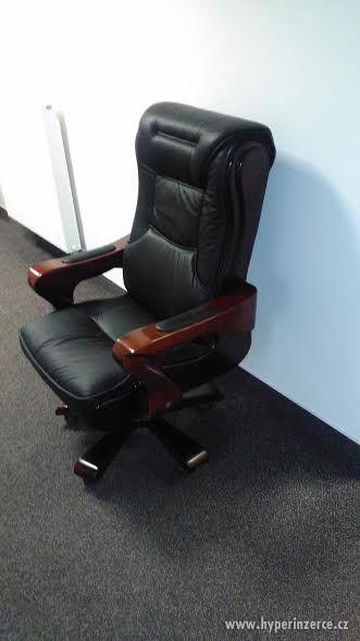 Kancelářská židle - kůže - foto 3