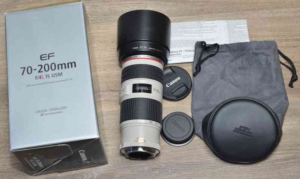 Canon EF 70-200mm f/4 L IS USM *Full Frame *řady L - foto 3