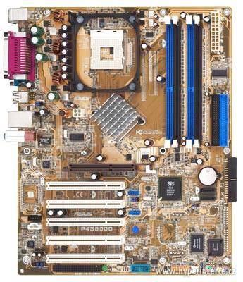 Asus P4S800D Socket 478 SATA + příslušenství - foto 1
