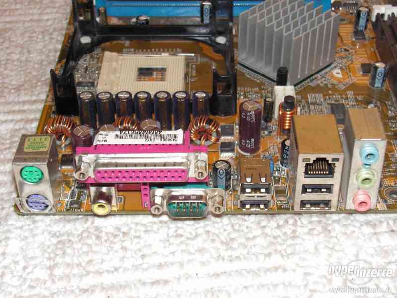 Asus P4S800D Socket 478 SATA + příslušenství - foto 4