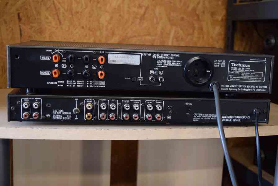 TECHNICS SE-A808 + SU-A8 DĚLENÝ STEREO ZESILOVAČ ! - foto 7