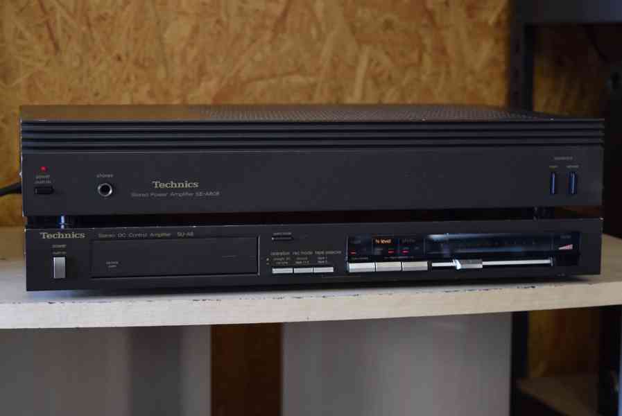 TECHNICS SE-A808 + SU-A8 DĚLENÝ STEREO ZESILOVAČ ! - foto 1