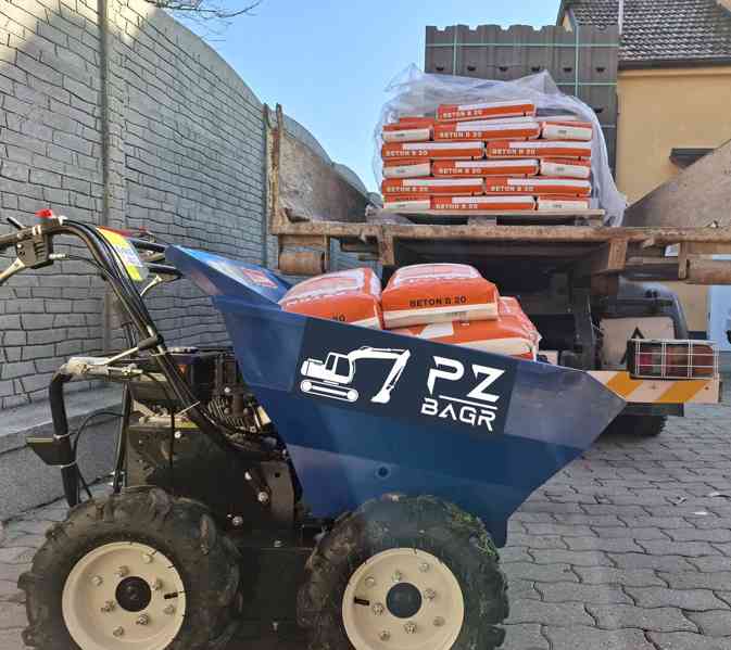 Půjčím kolový přepravník / minidumper - foto 2