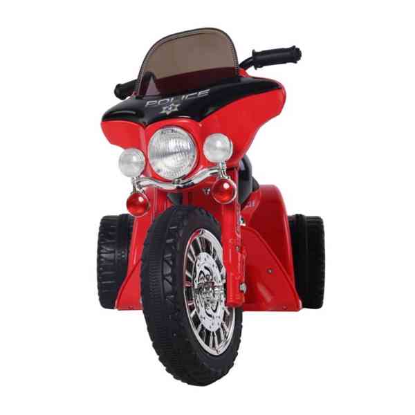 Dětská elektrická motorka Harley, červená - foto 6