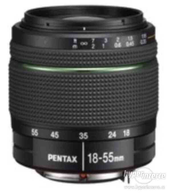 prodám objektiv Pentax Pentax DAL 18-55 - foto 1