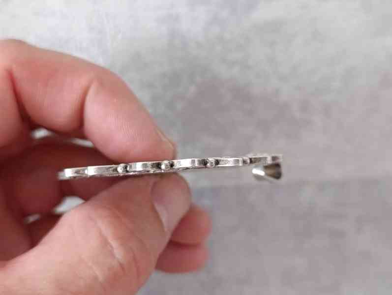 Velká stříbrná mince - tolar Marie Terezie v rámu, punc, 37g - foto 10