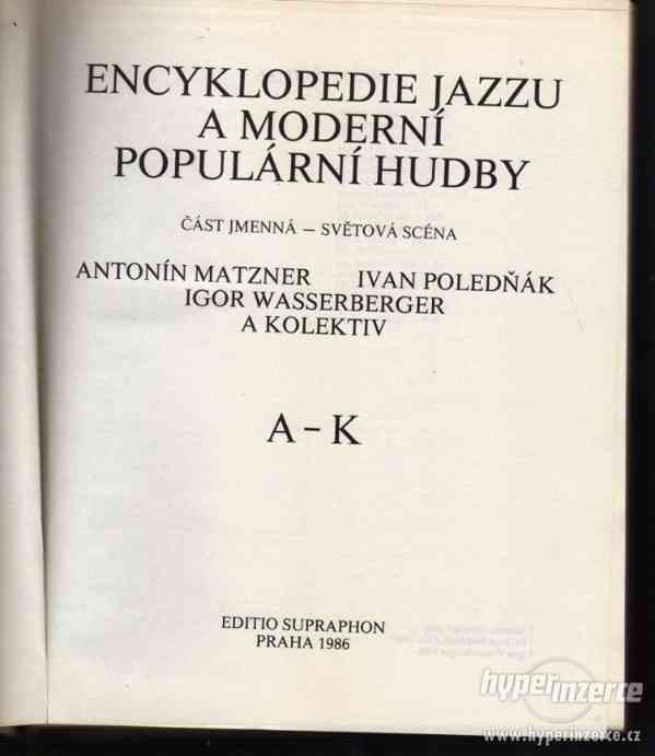 Encyklopedie jazzu a moderní populární hudby II. - foto 2