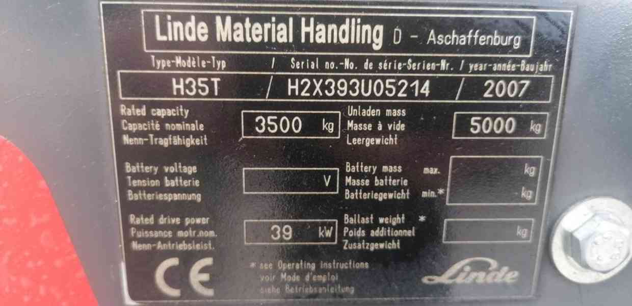 LINDE H35T boční posuv - foto 7