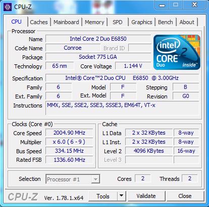 Intel Core 2 Duo Processor E6850 - foto 8