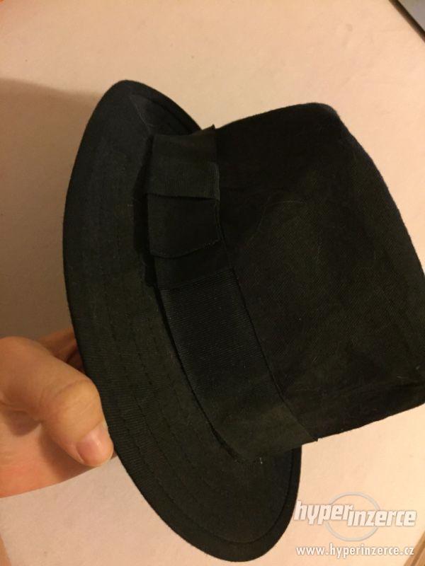 Černý klobouk alá Michael Jackson Calliope - foto 1