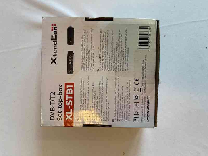 XtendLan DVB-T/T2 set-top box HEVC Full HD - netestováno - foto 4