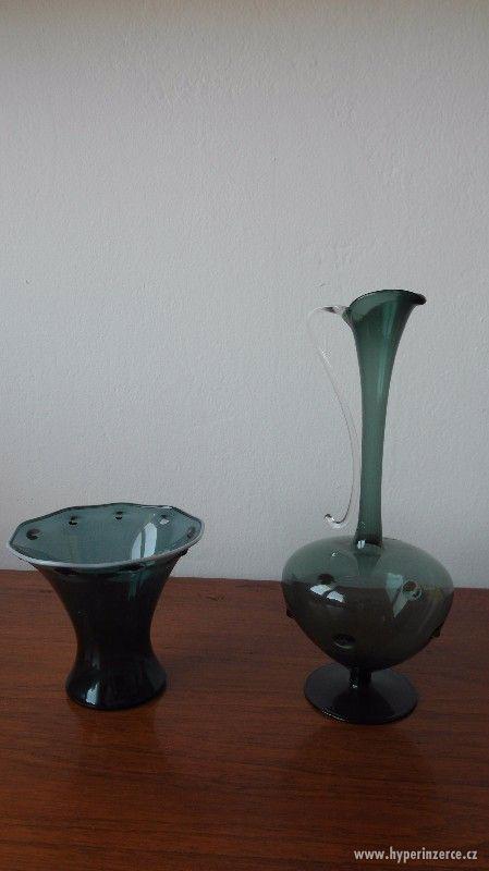 Skleněné vázy. - foto 1