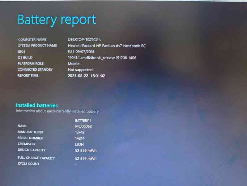 Notebook 17" HP Pavilion dv7 c-7020ec vč. nové baterie - foto 5