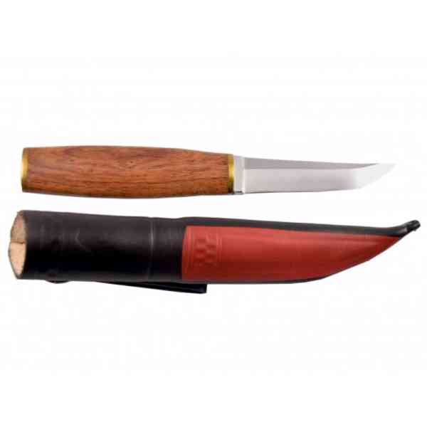 Lovecký nůž rosewood Thin s koženým pouzdrem - foto 2