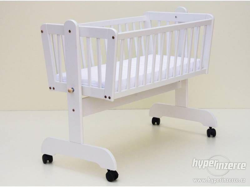 Kolébka/postýlka na kolečkách - foto 1