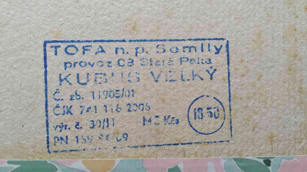Retro velké dětské kostky, TOFA - foto 10