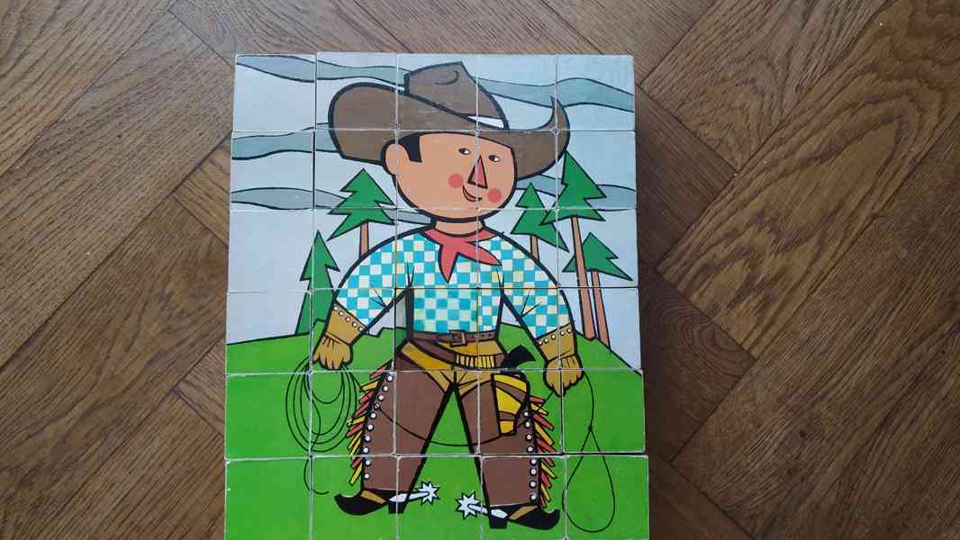 Retro velké dětské kostky, TOFA - foto 7