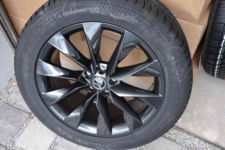 Nová zimní Alu sada Š.Enyaq, Elroq - 235/55+ 255/50 R19 - foto 7