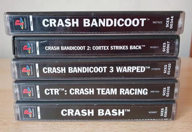 PS1 Crash Bandicoot celá sada top stav - foto 4