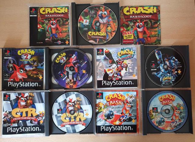 PS1 Crash Bandicoot celá sada top stav - foto 3