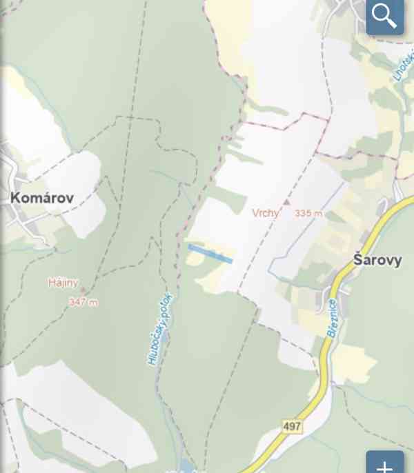 Lesní pozemek Šarovy - foto 15