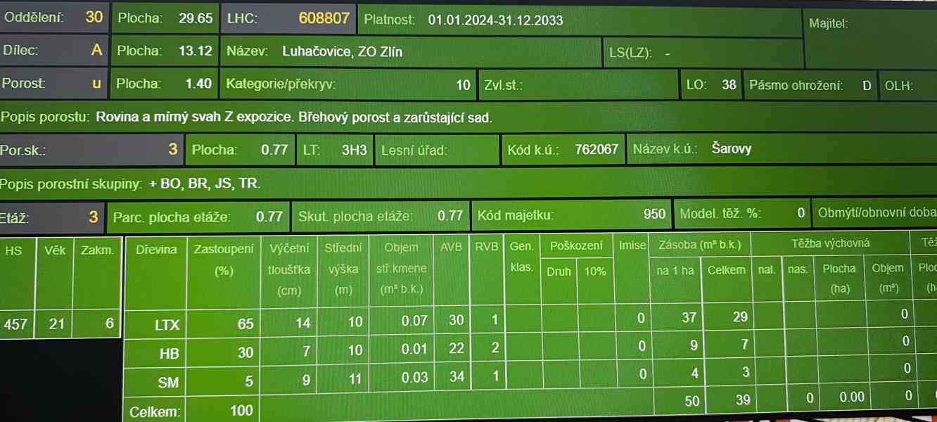 Lesní pozemek Šarovy - foto 11