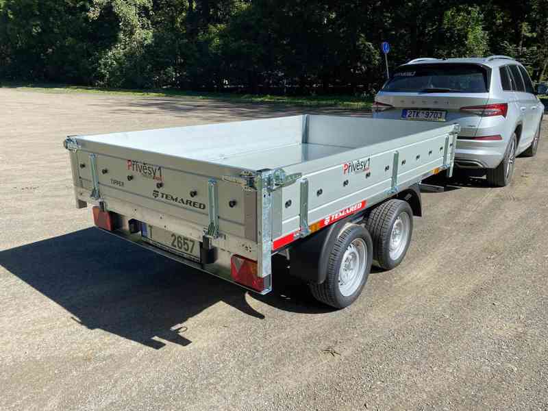  Sklápěcí přívěs TEMARED TIPPER 253x152cm 2000kg - foto 2