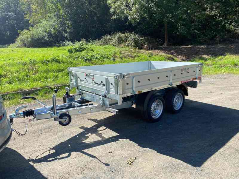  Sklápěcí přívěs TEMARED TIPPER 253x152cm 2000kg - foto 1