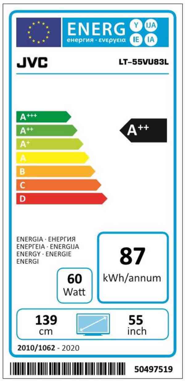 Televize JVC LT-55VU83L - foto 5