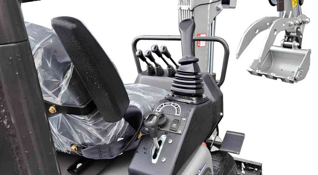 Minibagr 1 200 kg - KS12-9 - Kubota Motor 14 HP - foto 6