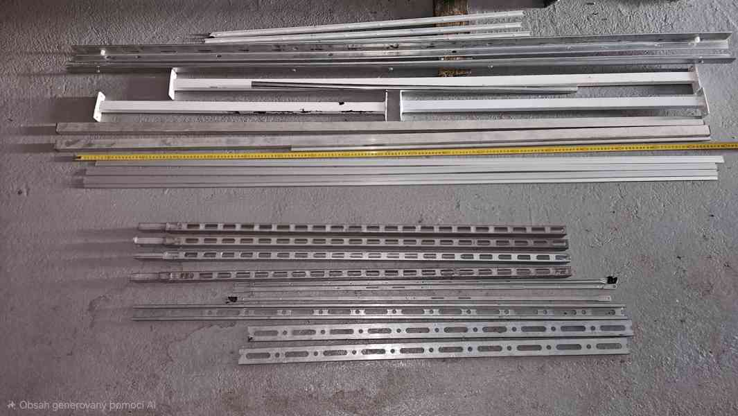 Ocelové a hliníkové profily viz foto cena za vše dohromady