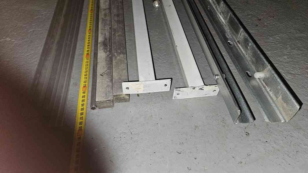Ocelové a hliníkové profily viz foto cena za vše dohromady - foto 3