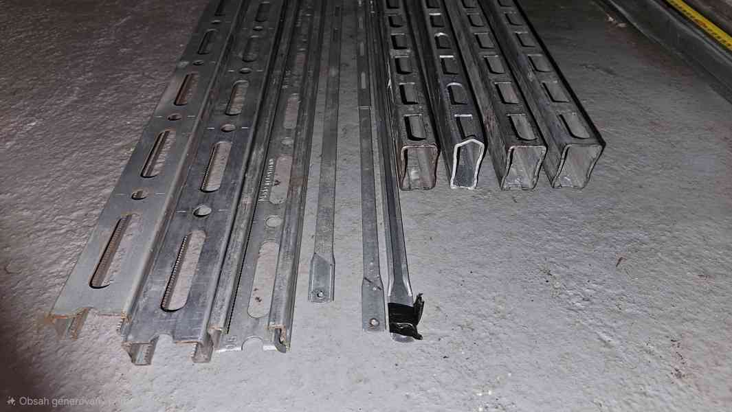 Ocelové a hliníkové profily viz foto cena za vše dohromady - foto 2