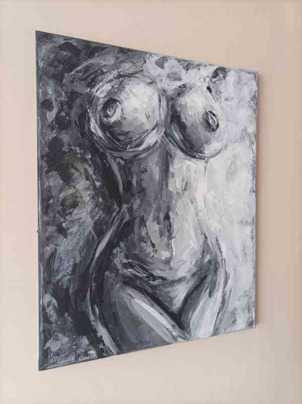 Obraz 40x50, figura, moderní umění  - foto 2