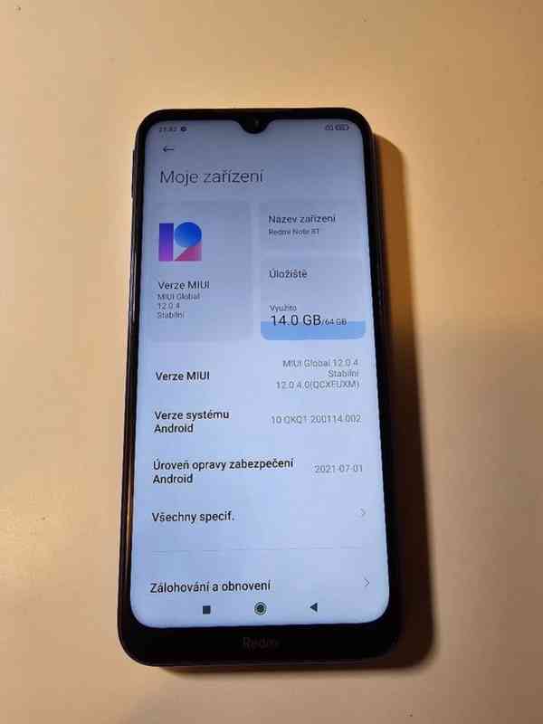 Mobilní telefon Xiaomi Redmi Note 8T 64/4GB - foto 3