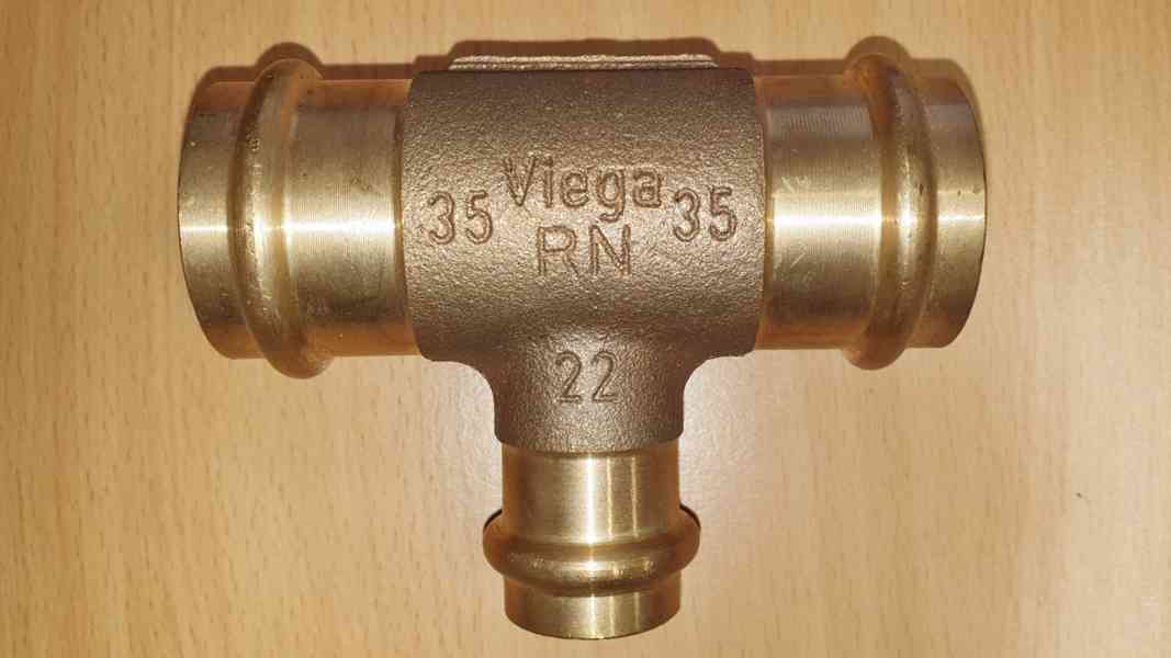 Lisovací tvarovky Viega Sanpress - bronz - foto 20
