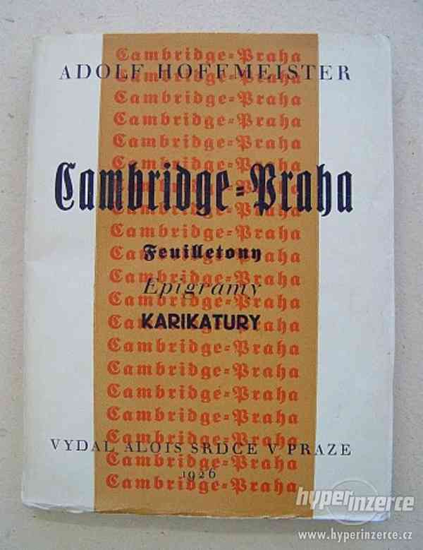 Adolf Hoffmeister, Cambridge = Praha - foto 1
