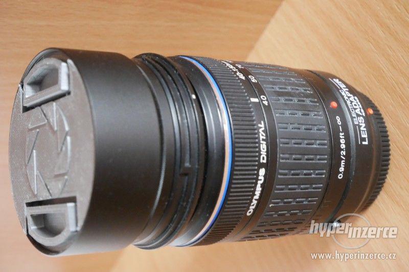 Olympus 14-42, Olympus 40-150, redukce 4/3 na m4/3 - foto 2