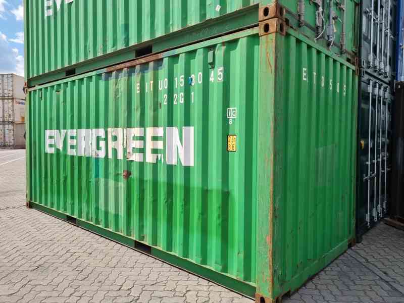 Lodní kontejner v solidním stavu ideální- volba pro sklad - foto 17