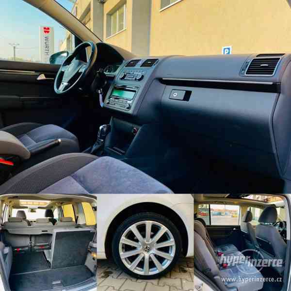VW TOURAN 2.0 TDI 125KW DSG, 2012,7.MÍST, HIGHLINE, PANORAMA - foto 8