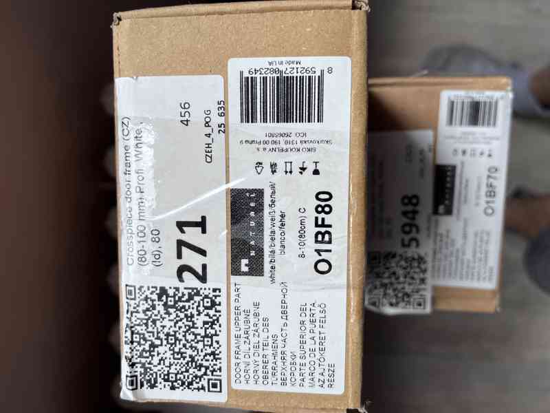 Nadpraží Naturel nové v org. balení 2.ks