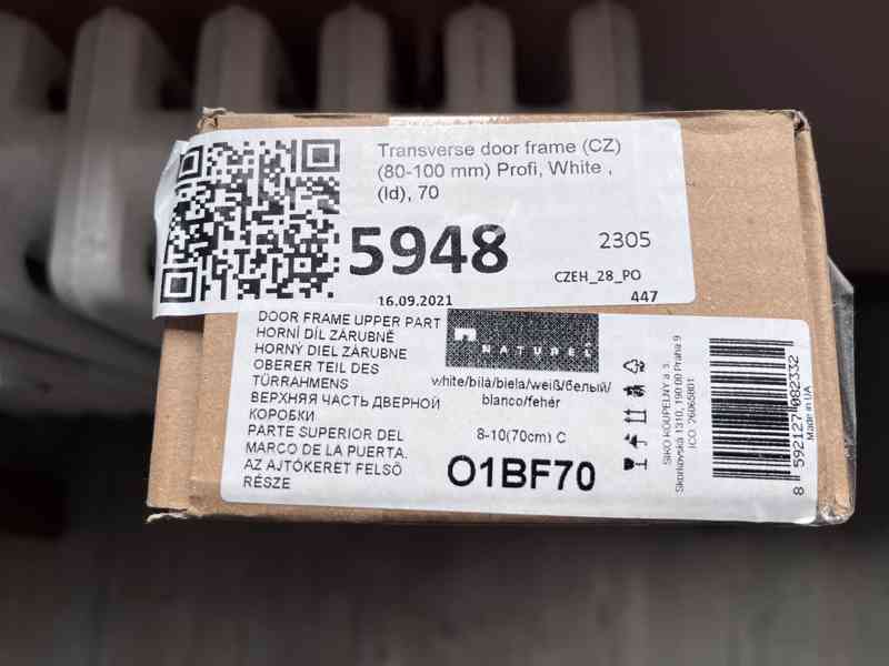 Nadpraží Naturel nové v org. balení 2.ks - foto 4