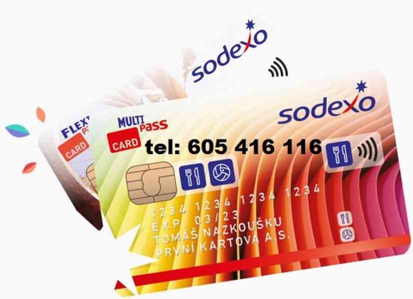 SODEXO Flexipass, Edenred MULTI, Unišek+, karty, stravenky - foto 3