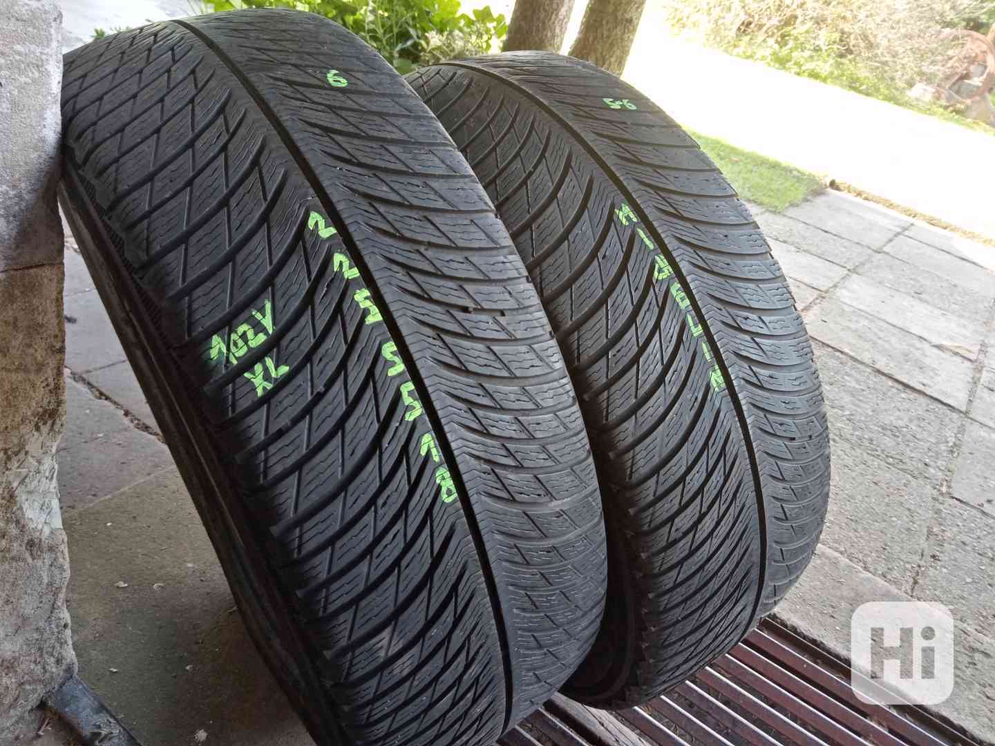 Zimní pneu 2kusy 225/55/18 vzorek 80% MICHELIN - dobírka - foto 1